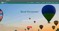 Desktop Screenshot of bond-personnel.com